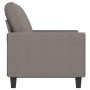 2-seater sofa in taupe gray fabric 120 cm by , Sofas - Ref: Foro24-359390, Price: 256,39 €, Discount: %