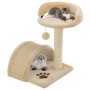 Cat scratcher with 40 cm beige and brown sisal post by vidaXL, Cat furniture - Ref: Foro24-170544, Price: 35,95 €, Discount: %