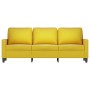 Sofá de 3 plazas terciopelo amarillo 180 cm de , Sofás - Ref: Foro24-359215, Precio: 295,36 €, Descuento: %