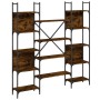 Smoked oak engineered wood shelf 155.5x24x166.5 cm by , Bookcases and shelves - Ref: Foro24-838860, Price: 95,32 €, Discount: %