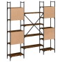 Smoked oak engineered wood shelf 155.5x24x166.5 cm by , Bookcases and shelves - Ref: Foro24-838860, Price: 95,32 €, Discount: %