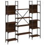 Smoked oak engineered wood shelf 155.5x24x166.5 cm by , Bookcases and shelves - Ref: Foro24-838862, Price: 98,70 €, Discount: %