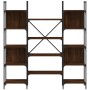 Smoked oak engineered wood shelf 155.5x24x166.5 cm by , Bookcases and shelves - Ref: Foro24-838862, Price: 98,70 €, Discount: %