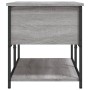 Banco de almacenaje madera ingeniería gris Sonoma 100x42,5x47cm de , Bancos para recibidores y almacenamiento - Ref: Foro24-8...