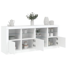 Sideboard with white LED lights 164x37x67 cm by , Sideboards - Ref: Foro24-3209051, Price: 205,00 €, Discount: %