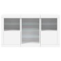 Aparador con luces LED blanco 123x37x67 cm de , Aparadores - Ref: Foro24-3209079, Precio: 184,04 €, Descuento: %