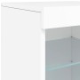 Sideboard mit weißen LED-Leuchten 123x37x67 cm von , Sideboards - Ref: Foro24-3209079, Preis: 184,04 €, Rabatt: %