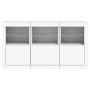 Aparador con luces LED blanco 123x37x67 cm de , Aparadores - Ref: Foro24-3209058, Precio: 168,88 €, Descuento: %