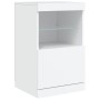 Aparador con luces LED blanco 123x37x67 cm de , Aparadores - Ref: Foro24-3209058, Precio: 168,88 €, Descuento: %