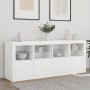 Sideboard with white LED lights 163x37x67 cm by , Sideboards - Ref: Foro24-3209072, Price: 195,91 €, Discount: %