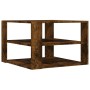 Mesa de centro madera ingeniería roble ahumado 59,5x59,5x40 cm de , Mesas de centro - Ref: Foro24-834254, Precio: 50,99 €, De...