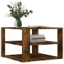 Mesa de centro madera ingeniería roble ahumado 59,5x59,5x40 cm de , Mesas de centro - Ref: Foro24-834254, Precio: 50,99 €, De...