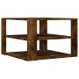 Smoked oak engineered wood coffee table 59.5x59.5x40 cm by , Coffee table - Ref: Foro24-834254, Price: 50,58 €, Discount: %