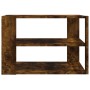 Smoked oak engineered wood coffee table 59.5x59.5x40 cm by , Coffee table - Ref: Foro24-834254, Price: 50,58 €, Discount: %