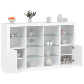 Sideboards with LED lights 3 pieces white engineered wood by , Sideboards - Ref: Foro24-3209135, Price: 238,08 €, Discount: %