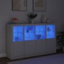 Sideboards mit LED-Beleuchtung, 3 Stück, weißes Holzwerkstoff von , Sideboards - Ref: Foro24-3209114, Preis: 264,29 €, Rabatt: %