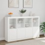 Sideboards mit LED-Beleuchtung, 3 Stück, weißes Holzwerkstoff von , Sideboards - Ref: Foro24-3209114, Preis: 264,29 €, Rabatt: %