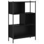 Black engineered wood shelf 72x28x109 cm by , Bookcases and shelves - Ref: Foro24-838883, Price: 61,31 €, Discount: %