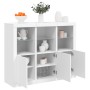 Sideboards with LED lights 3 pieces white engineered wood by , Sideboards - Ref: Foro24-3209100, Price: 235,09 €, Discount: %