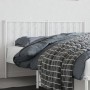 Cabecero de metal blanco 150 cm de , Cabeceros y pies de cama - Ref: Foro24-374520, Precio: 32,99 €, Descuento: %