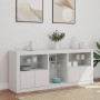 Sideboard mit weißen LED-Leuchten 162x37x67 cm von , Sideboards - Ref: Foro24-3209030, Preis: 212,42 €, Rabatt: %