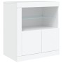 Sideboard mit weißen LED-Leuchten 162x37x67 cm von , Sideboards - Ref: Foro24-3209030, Preis: 212,42 €, Rabatt: %