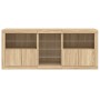 Sideboard with LED lights Sonoma oak 181.5x37x67 cm by , Sideboards - Ref: Foro24-3209039, Price: 198,71 €, Discount: %