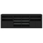 Sideboard with LED lights black 202x37x67 cm by , Sideboards - Ref: Foro24-3209045, Price: 222,72 €, Discount: %