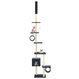 Cat scratching post with dark blue sisal posts 260 cm by vidaXL, Cat furniture - Ref: Foro24-170536, Price: 75,23 €, Discount: %