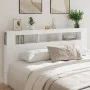 Kopfteil mit LED, weißem Holzwerkstoff, 200 x 18,5 x 103,5 cm von , Kopf- und Fußteile - Ref: Foro24-837365, Preis: 103,75 €,...