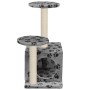 Cat scratching post with sisal post 60 cm gray footprints by vidaXL, Cat furniture - Ref: Foro24-170518, Price: 40,67 €, Disc...