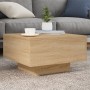 Mesa de centro madera de ingeniería roble Sonoma 55x55x31 cm de , Mesas de centro - Ref: Foro24-836569, Precio: 42,36 €, Desc...