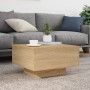 Couchtisch aus Sonoma-Eichenholzwerkstoff, 55 x 55 x 31 cm von , Couchtisch - Ref: Foro24-836569, Preis: 41,83 €, Rabatt: %