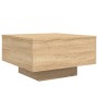 Mesa de centro madera de ingeniería roble Sonoma 55x55x31 cm de , Mesas de centro - Ref: Foro24-836569, Precio: 42,36 €, Desc...