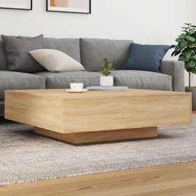 Mesa de centro madera de ingeniería roble Sonoma 100x100x31 cm de , Mesas de centro - Ref: Foro24-836597, Precio: 96,99 €, De...