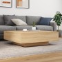 Sonoma oak engineered wood coffee table 100x100x31 cm by , Coffee table - Ref: Foro24-836597, Price: 96,13 €, Discount: %