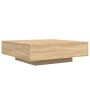 Sonoma oak engineered wood coffee table 100x100x31 cm by , Coffee table - Ref: Foro24-836597, Price: 96,13 €, Discount: %