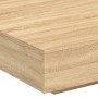 Sonoma oak engineered wood coffee table 100x100x31 cm by , Coffee table - Ref: Foro24-836597, Price: 96,13 €, Discount: %