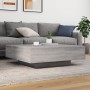 Couchtisch mit LED-Leuchten Sonoma grau 100x100x31 cm von , Couchtisch - Ref: Foro24-836607, Preis: 109,18 €, Rabatt: %