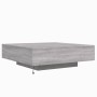 Couchtisch mit LED-Leuchten Sonoma grau 100x100x31 cm von , Couchtisch - Ref: Foro24-836607, Preis: 109,18 €, Rabatt: %