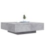 Mesa de centro con luces LED gris hormigón 100x100x31 cm de , Mesas de centro - Ref: Foro24-836605, Precio: 116,46 €, Descuen...