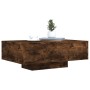 Smoked oak coffee table with LED lights 85x55x31 cm by , Coffee table - Ref: Foro24-836613, Price: 74,80 €, Discount: %