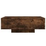 Smoked oak coffee table with LED lights 85x55x31 cm by , Coffee table - Ref: Foro24-836613, Price: 74,80 €, Discount: %