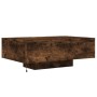 Smoked oak coffee table with LED lights 85x55x31 cm by , Coffee table - Ref: Foro24-836613, Price: 74,80 €, Discount: %