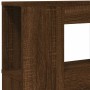 LED headboard engineered wood brown oak 200x18.5x103.5 cm by , Headboards and footboards - Ref: Foro24-837371, Price: 110,99 ...