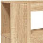 Cabecero LED madera ingeniería roble Sonoma 200x18,5x103,5 cm de , Cabeceros y pies de cama - Ref: Foro24-837367, Precio: 102...