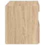 Bedside tables with LED lights 2 pcs Sonoma oak 50x40x45 cm by , Nightstands - Ref: Foro24-836768, Price: 89,10 €, Discount: %