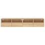 Muebles de pared para TV 2 uds madera roble Sonoma 80x30x30 cm de , Muebles TV - Ref: Foro24-836873, Precio: 77,86 €, Descuen...