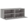 Mueble de pared TV madera de ingeniería Sonoma gris 80x30x30 cm de , Muebles TV - Ref: Foro24-836878, Precio: 49,99 €, Descue...