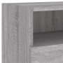 TV wall cabinet engineered wood Sonoma gray 80x30x30 cm by , TV Furniture - Ref: Foro24-836878, Price: 49,36 €, Discount: %